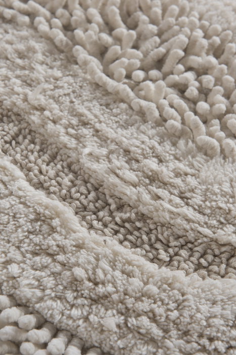 Mijölnir Juego de alfombrillas de baño Macoroni Bone White